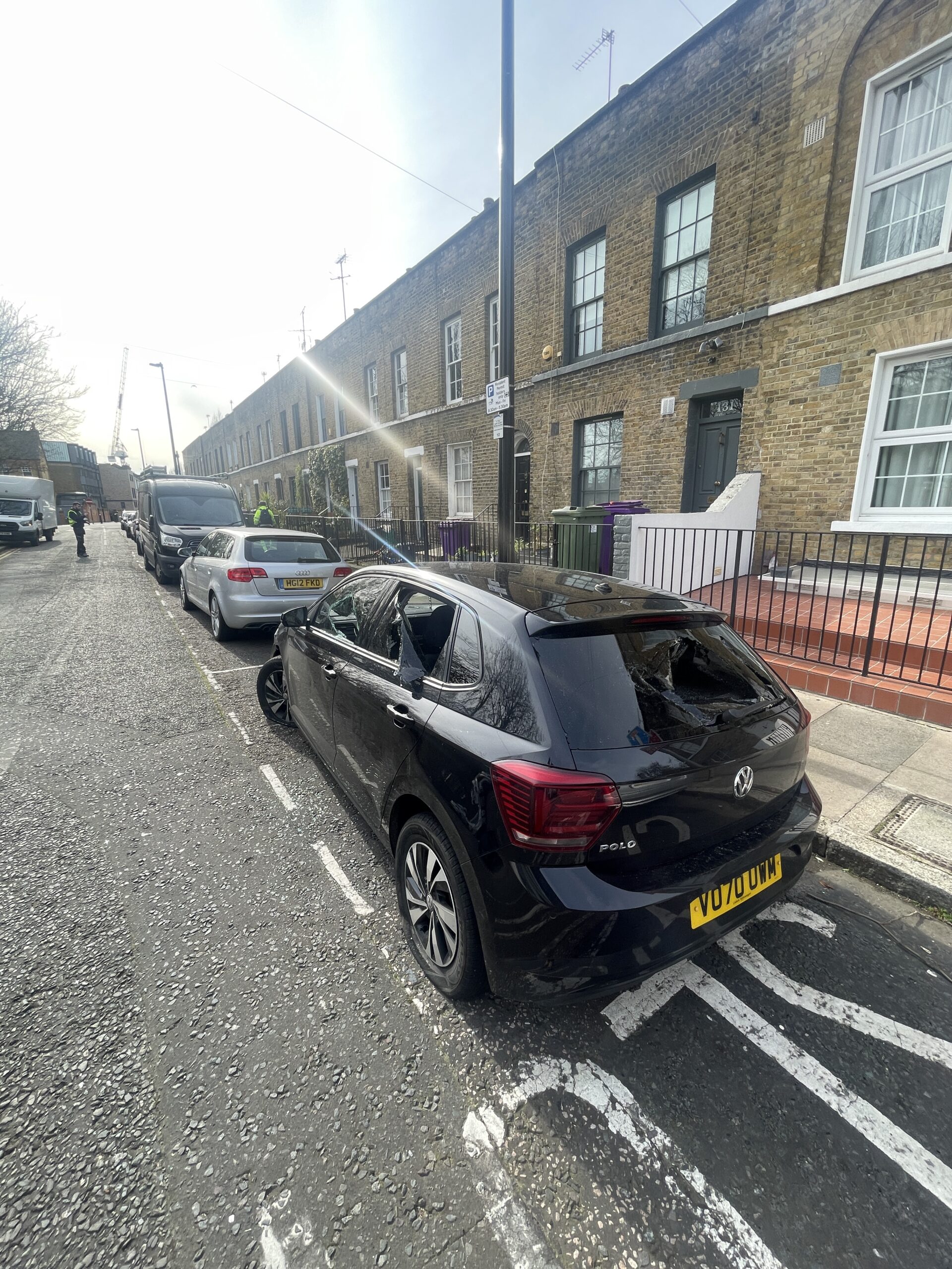 Windscreen replacement work